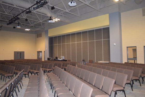 Creekside Church worship area Pray project by Reinders and Rieder