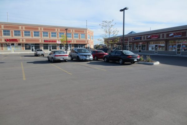 Brisdale plaza parking lot earn project by Reinders and Rieder
